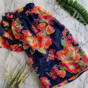 Brand New Eva Mendez Off Shoulder Sheer Top